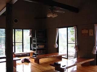上増田温泉砦の湯の休憩室
